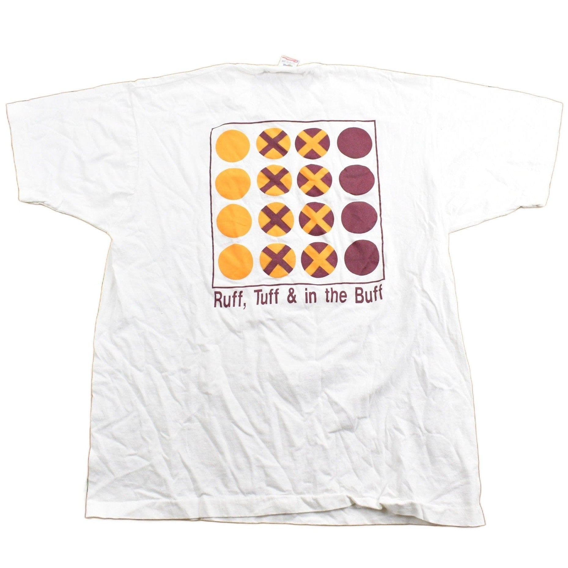 Vintage 1990s Boston College Parody Naked Twister Graphic T Shirt Men's XL from propervintagecanada