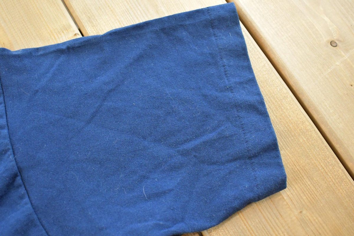 Vintage 1990s Boston Embroidered Sailboat T-Shirt Mens L from propervintagecanada
