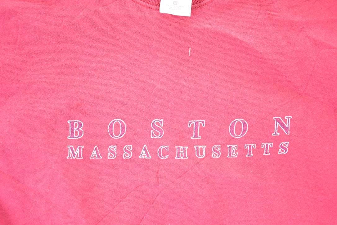 Vintage 1990s Boston Massachusetts Crewneck Sweatshirt Men's M from propervintagecanada