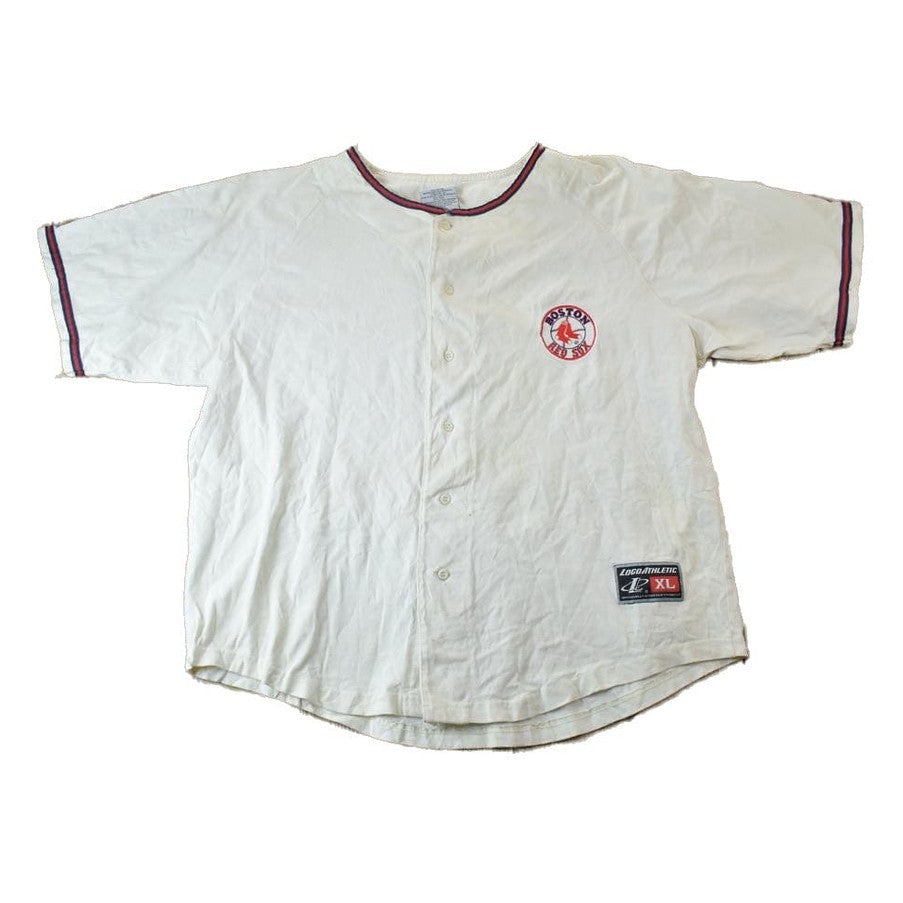 Vintage 1990s Boston red Sox MLB Baseball Logo Athletic Jersey Men's XL from propervintagecanada