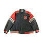 Vintage 1990s Boston Red Sox MLB Leather Suede Jacket Men's 2XL / G III Carl Banks / Sportswear / 90s Baseball / Embroidered from propervintagecanada