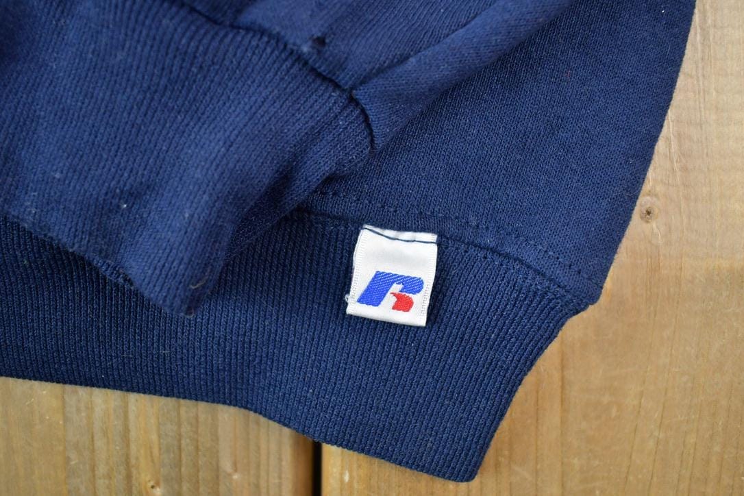 Vintage 1990s Boston Red Sox Russell MLB Boxy Crewneck Sweatshirt Men's Large