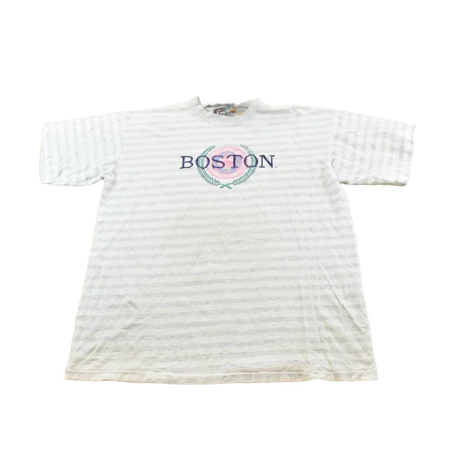 Vintage 1990s Boston University Collegiate T-Shirt Men's XL from propervintagecanada