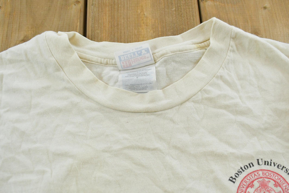 Vintage 1990s Boston University School of Dental Medicine Long Sleeve T-Shirt Men's L / Hanes Beefy / Collegiate / 90s Streetwear from propervintagecanada