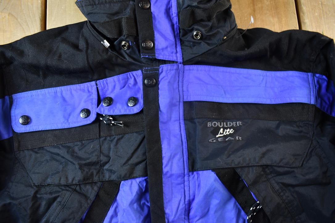 Vintage 1990s Boulder Lite Gear Solar Lock Ski Jacket Men's XS from propervintagecanada