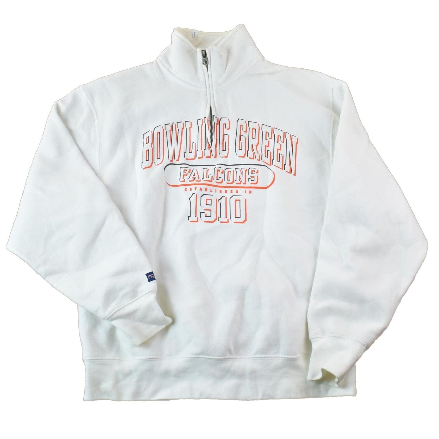 Vintage 1990s Bowling Green Falcons Quarter Zip Mock Neck University Collegiate Men's Medium from propervintagecanada