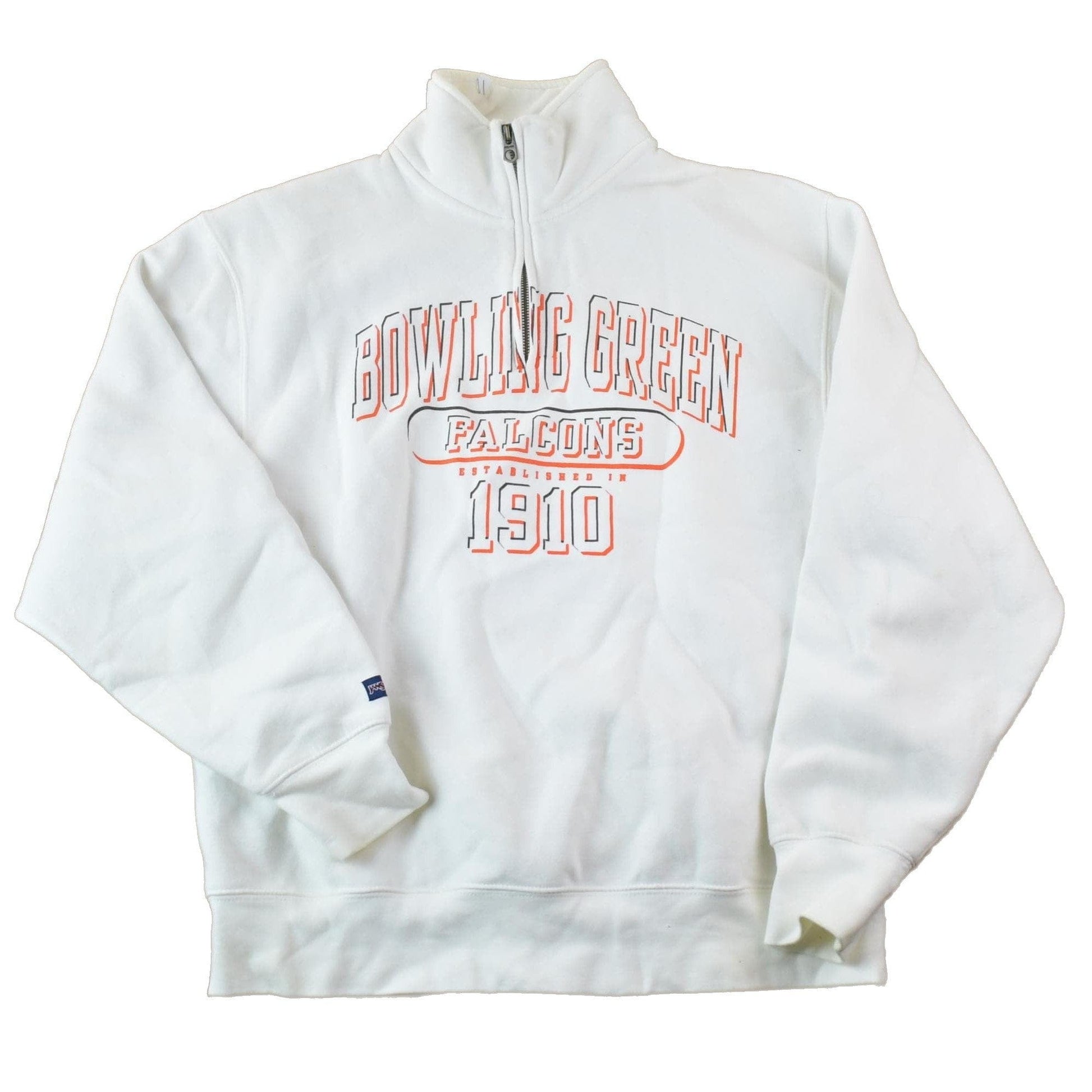 Vintage 1990s Bowling Green Falcons Quarter Zip Mock Neck University Collegiate Men's Medium from propervintagecanada