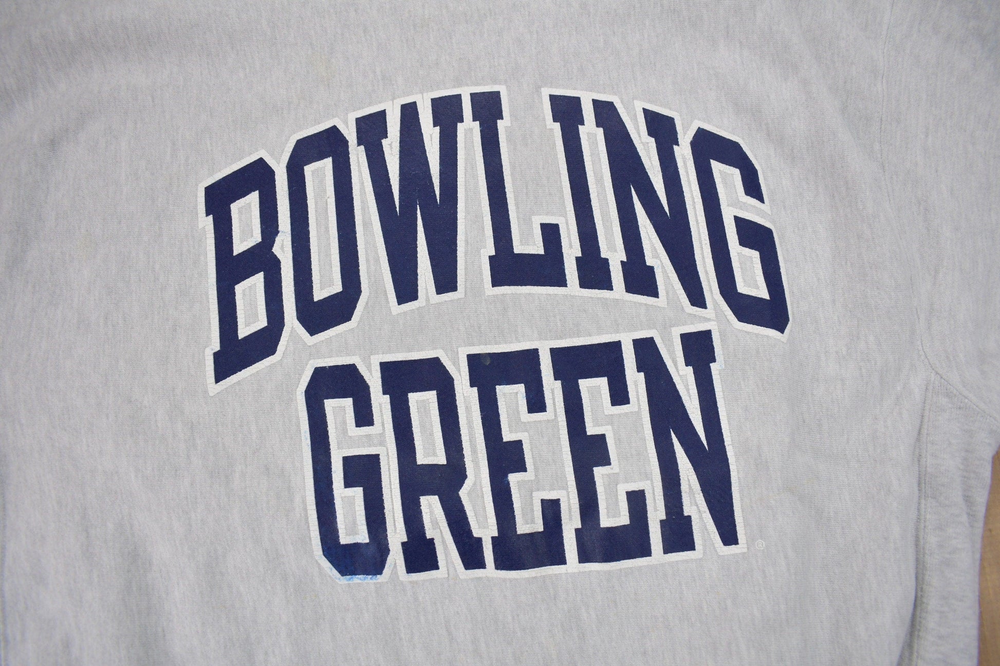 Vintage 1990s Bowling Green State University Champion Reverse Weave Crewneck Men's XL from propervintagecanada