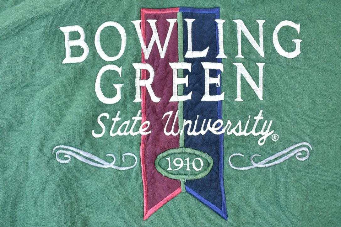 Vintage 1990s Bowling Green State University Crewneck Men's XL from propervintagecanada