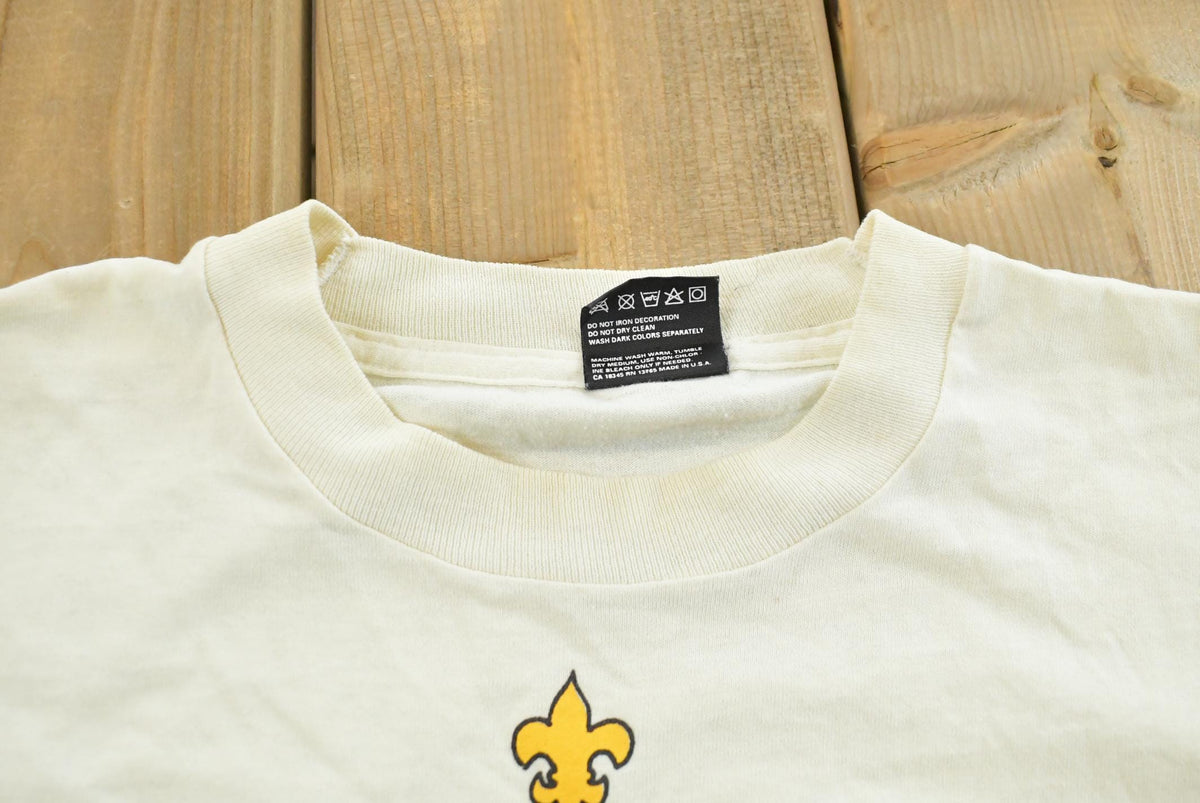 Vintage 1990s Boy Scouts Winnebago Council Camps Graphic T-Shirt Mens M from propervintagecanada