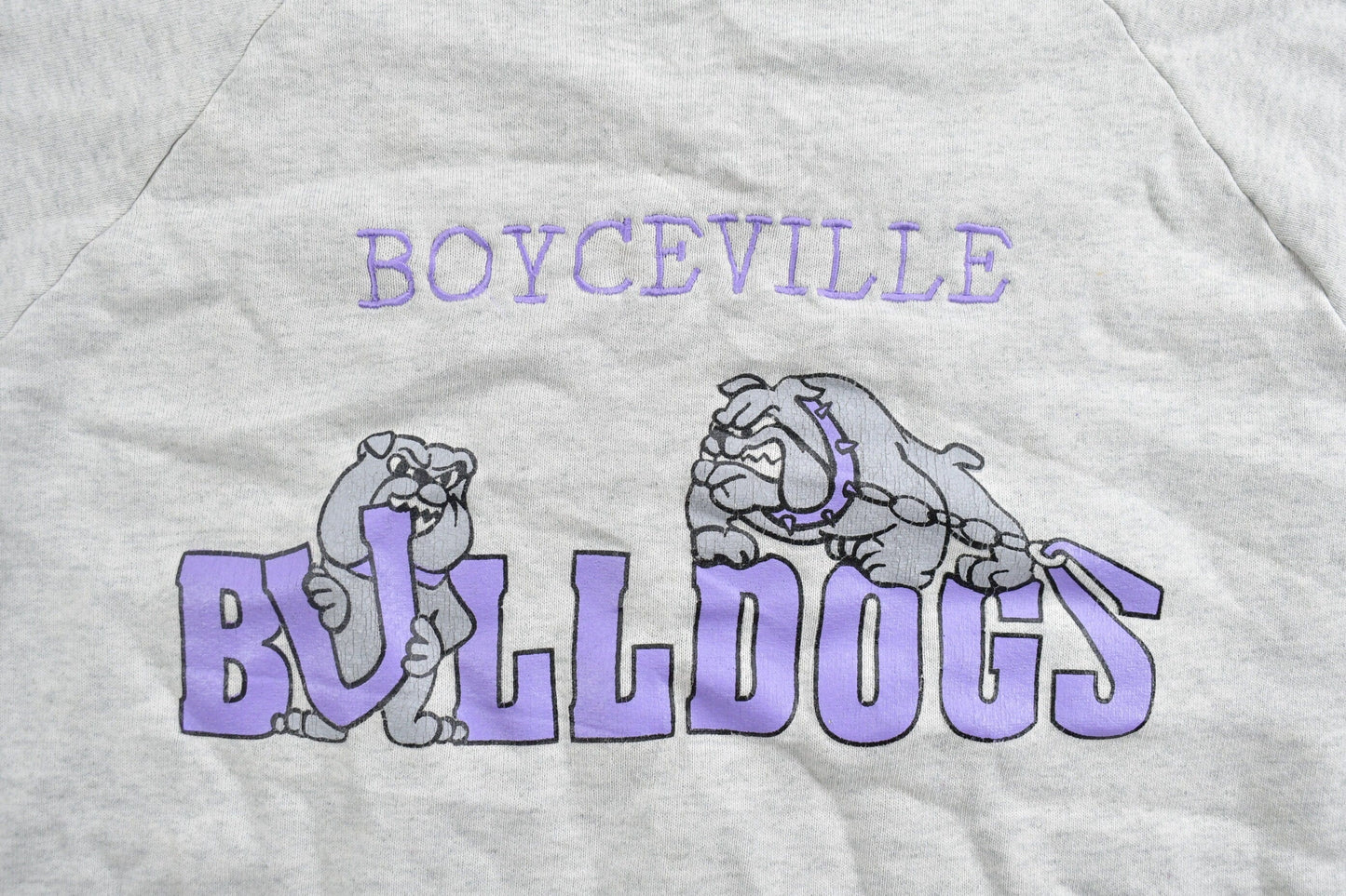 Vintage 1990s Boyceville Bulldogs Wisconsin Crewneck Sweatshirt Men's S from propervintagecanada