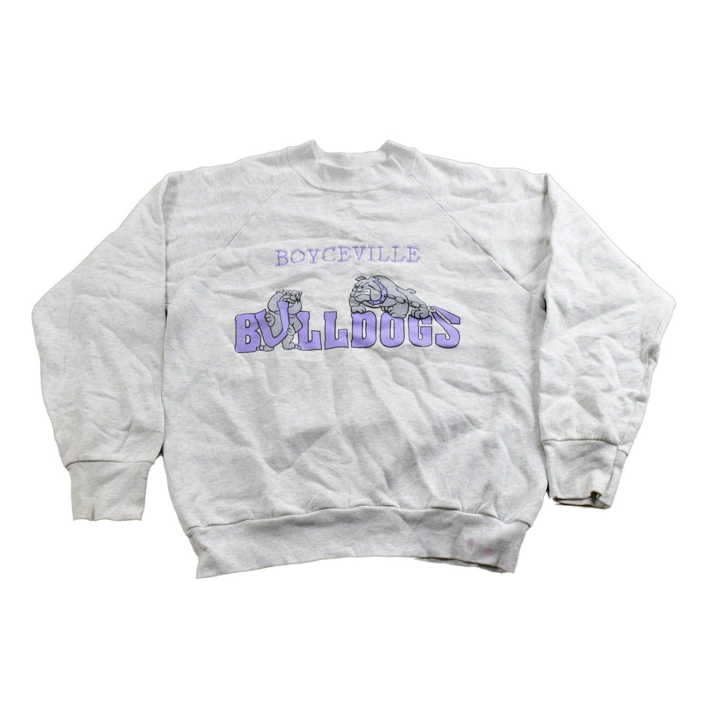 Vintage 1990s Boyceville Bulldogs Wisconsin Crewneck Sweatshirt Men's S from propervintagecanada
