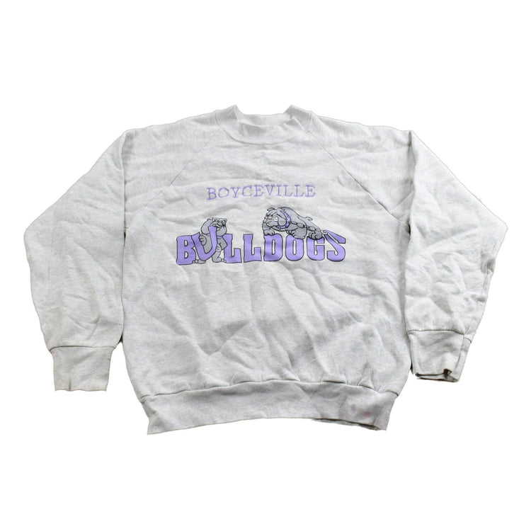 Vintage 1990s Boyceville Bulldogs Wisconsin Crewneck Sweatshirt Men's S from propervintagecanada