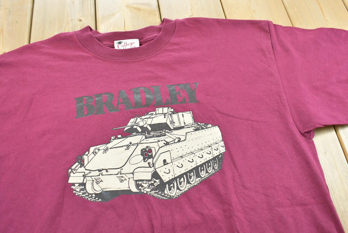 Vintage 1990s Bradley Tank Military T-Shirt Men's XL from propervintagecanada