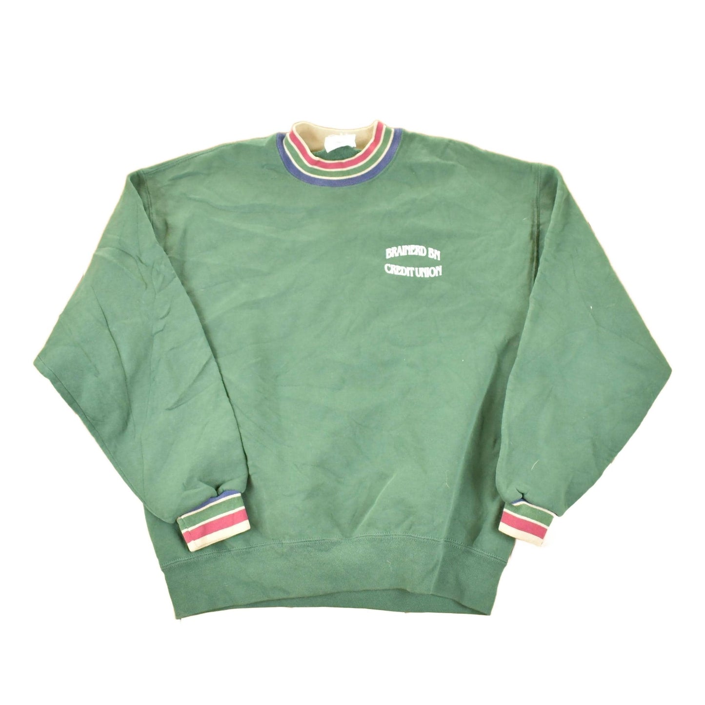 Vintage 1990s Brainerd BN Credit Union Crewneck Sweatshirt Men's M from propervintagecanada