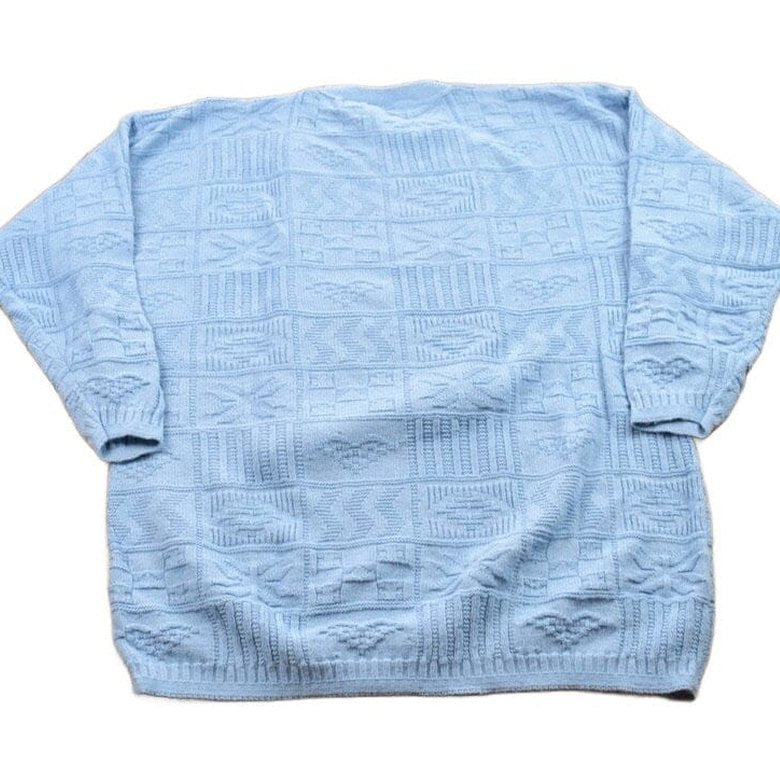 Vintage 1990s Brand New Knitted Crewneck Sweater Men's XL from propervintagecanada