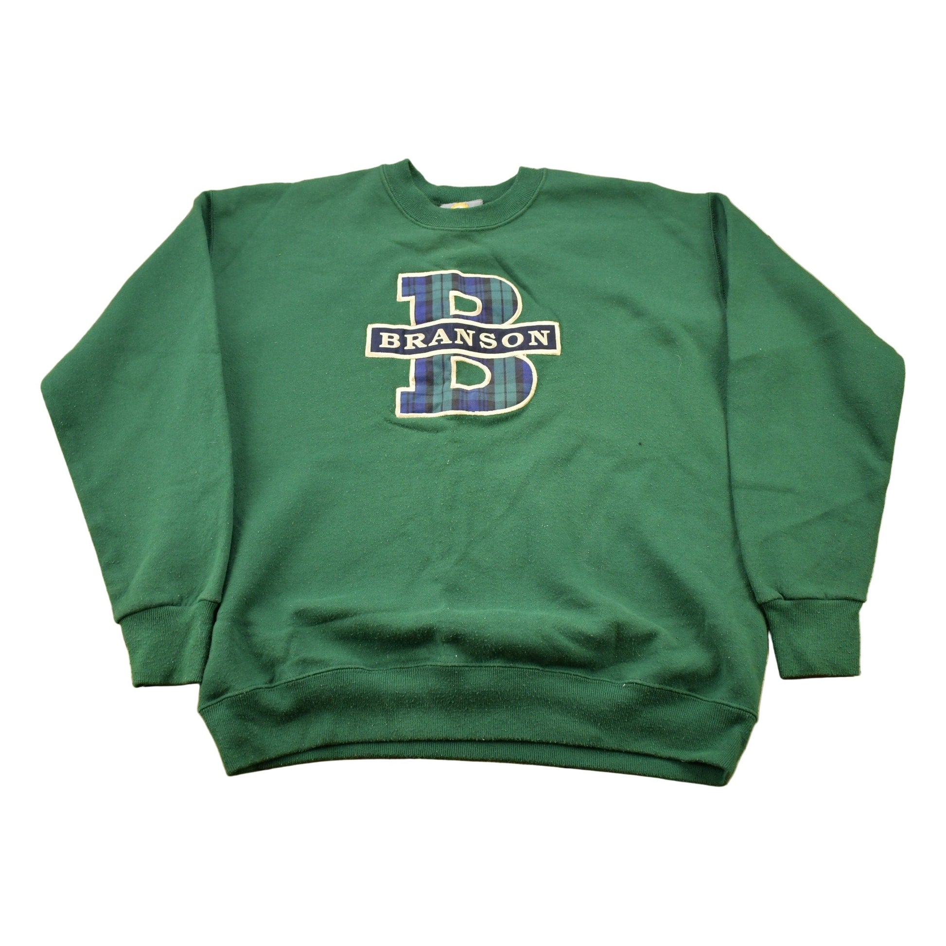 Vintage 1990s Branson University Collegiate Crewneck Men's XL from propervintagecanada