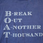 Vintage 1990s BREAK Break Out Another Thousand Souvenir Boating Single Stitch Graphic Print T-Shirt Men's Large from propervintagecanada