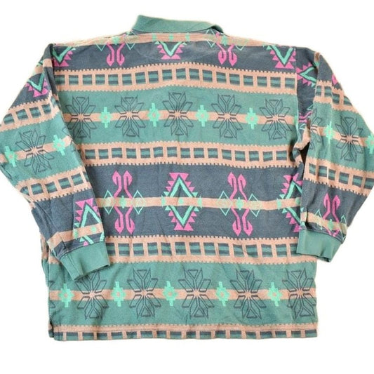 Vintage 1990s Bridgewater Collared Crewneck Sweatshirt Mens L from propervintagecanada