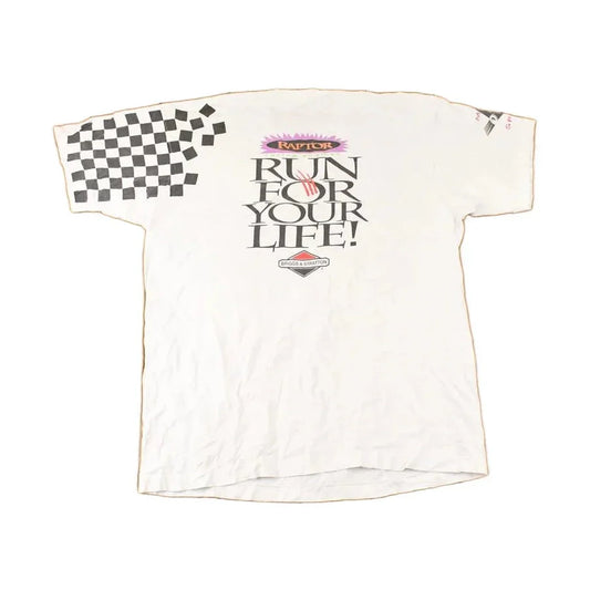 Vintage 1990s Briggs And Stratton Raptor Engine Racing Souvenir T-Shirt Men's XL from propervintagecanada