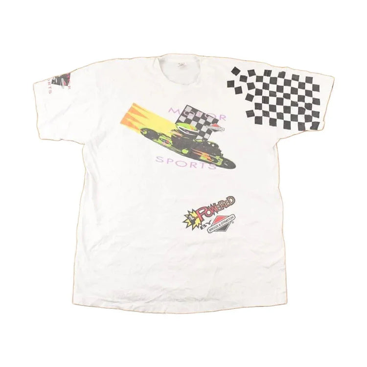 Vintage 1990s Briggs And Stratton Raptor Engine Racing Souvenir T-Shirt Men's XL from propervintagecanada