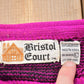 Vintage 1990s Bristol Court Knitted Crewneck Sweater Men's Small from propervintagecanada