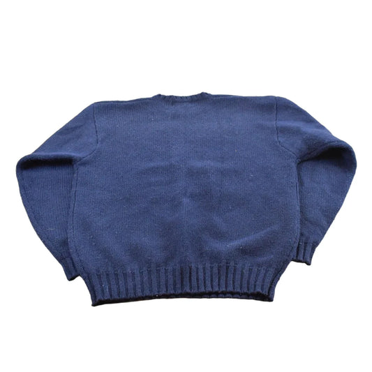Vintage 1990s Britches American Flag Shetland Wool Knit Crewneck Sweater Mens M from propervintagecanada