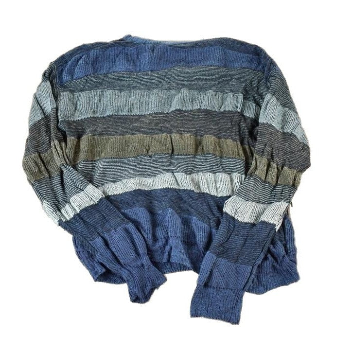 Vintage 1990s Britches Classic Sport Knit Abstract Pattern Crewneck Sweater Men's Small from propervintagecanada