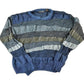 Vintage 1990s Britches Classic Sport Knit Abstract Pattern Crewneck Sweater Men's Small from propervintagecanada
