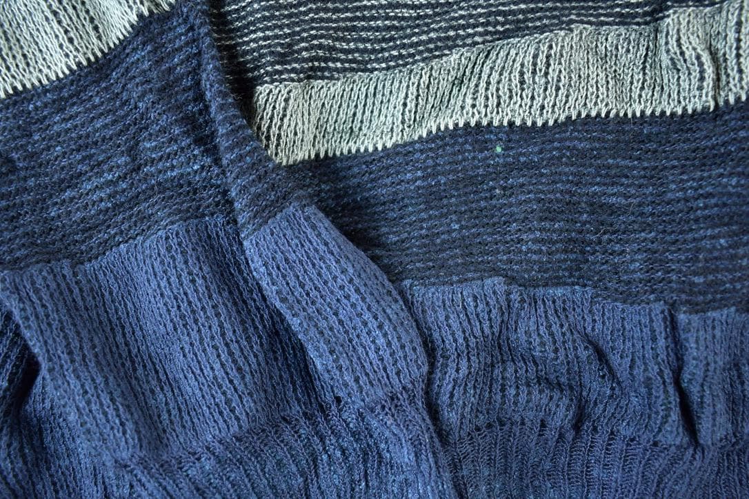 Vintage 1990s Britches Classic Sport Knit Abstract Pattern Crewneck Sweater Men's Small from propervintagecanada