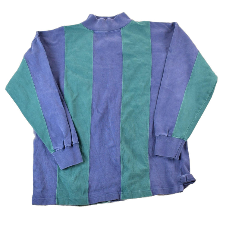Vintage 1990s Britches Great Outdoors Souvenir Colour Block Crewneck Sweatshirt Made In USA Men's XL from propervintagecanada