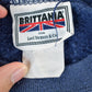 Vintage 1990s Brittania by Levi's Blank Blue Crewneck Sweatshirt Men's Medium from propervintagecanada