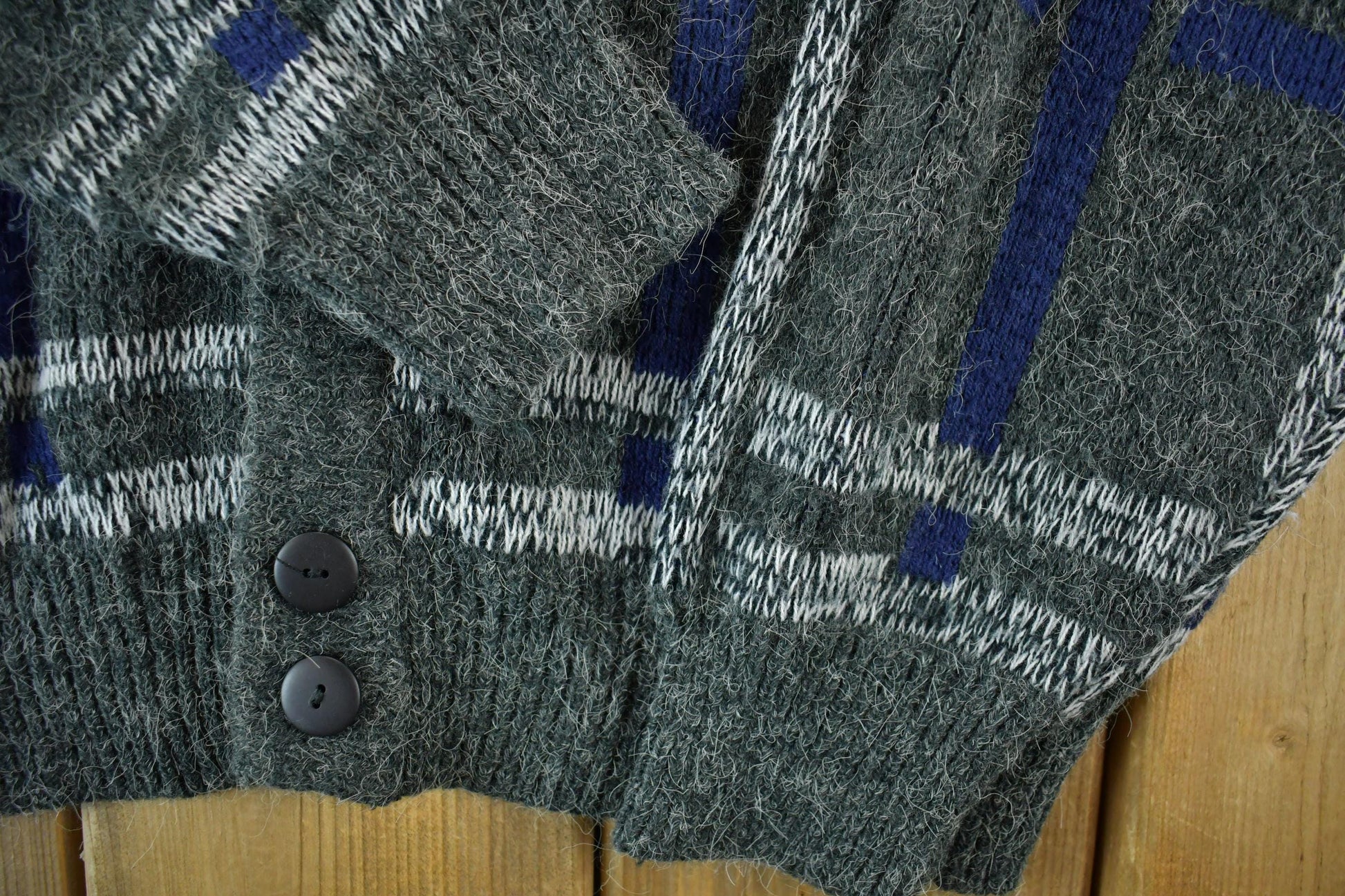 Vintage 1990s Bronzini Knit Cardigan Sweater Men's Large from propervintagecanada