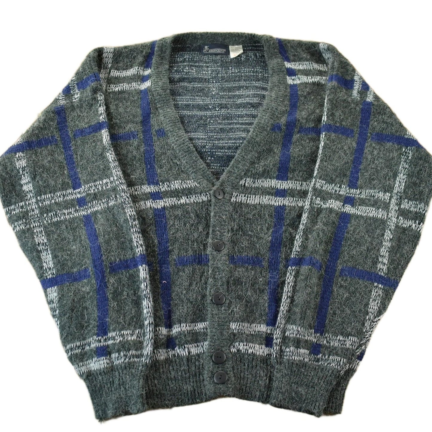 Vintage 1990s Bronzini Knit Cardigan Sweater Men's Large from propervintagecanada