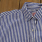 Vintage 1990s Brood Brothers Striped White Men's XL from propervintagecanada