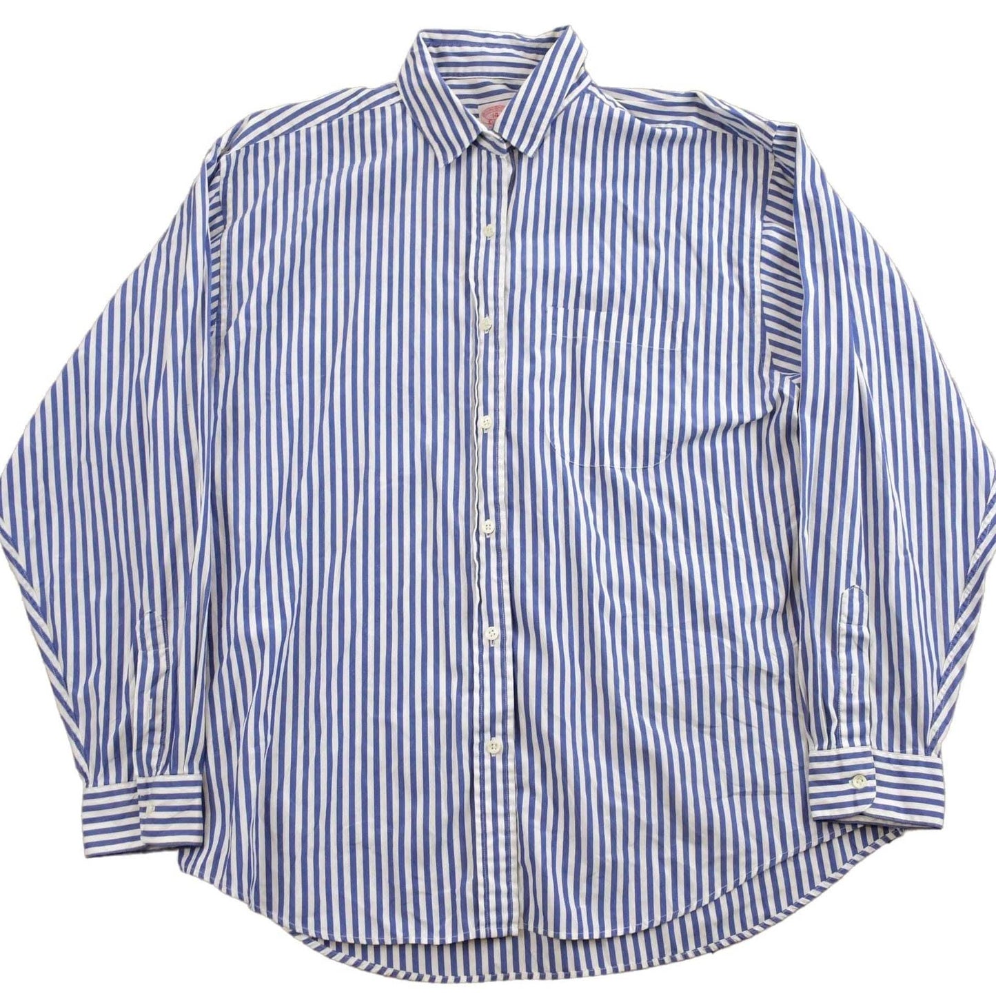 Vintage 1990s Brood Brothers Striped White Men's XL from propervintagecanada