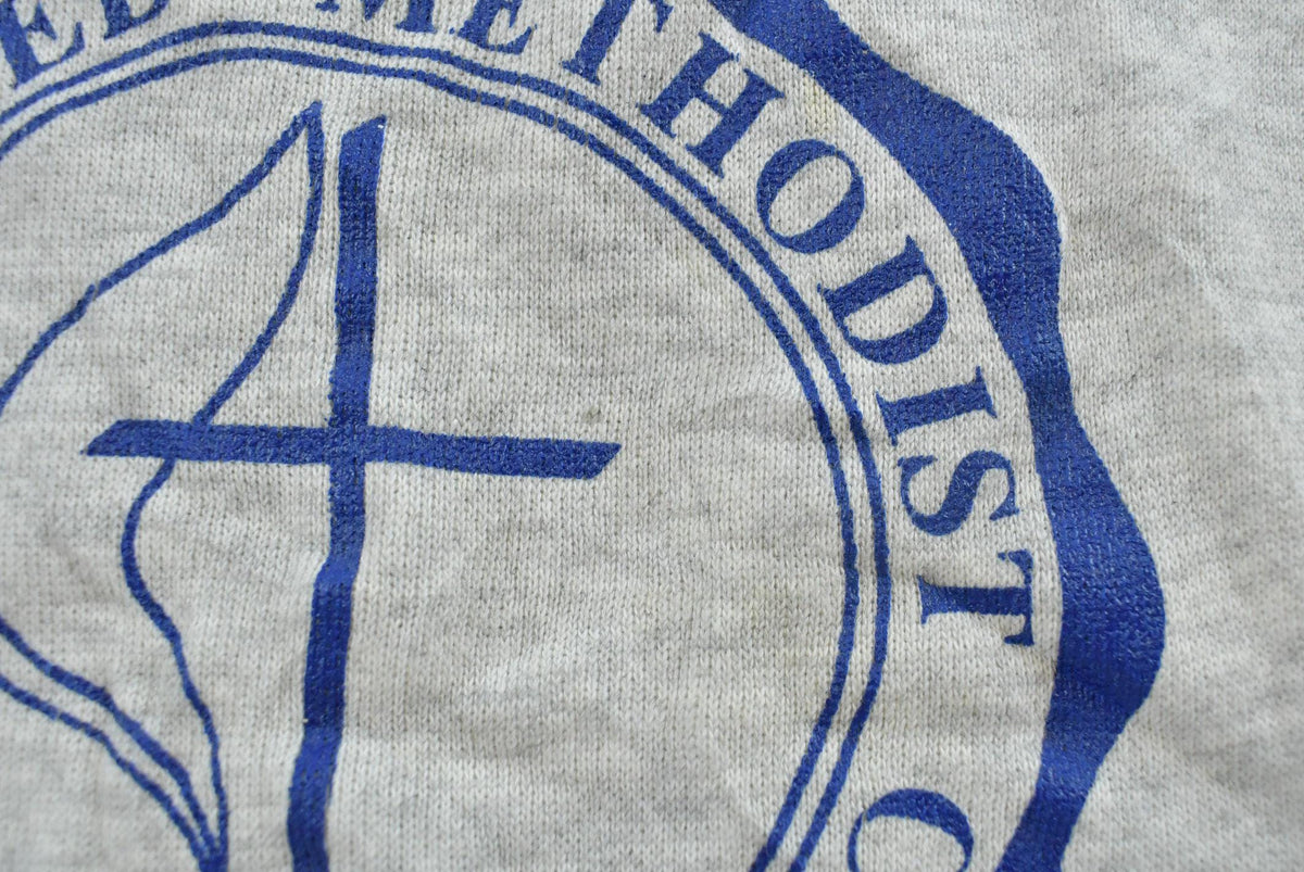 Vintage 1990s Brooklyn United Methodist Church Souvenir Crewneck Men's L / 90s Streetwear / Made in USA / BUMC from propervintagecanada
