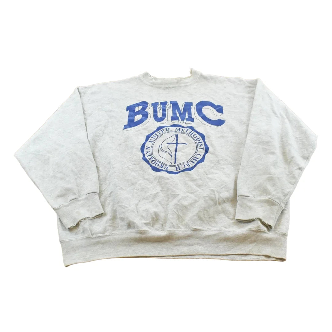 Vintage 1990s Brooklyn United Methodist Church Souvenir Crewneck Men's L / 90s Streetwear / Made in USA / BUMC from propervintagecanada
