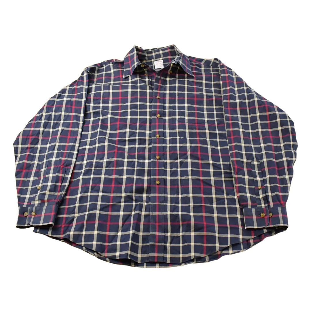 Vintage 1990s Brooks Brothers Button Up Shirt Men's XL from propervintagecanada