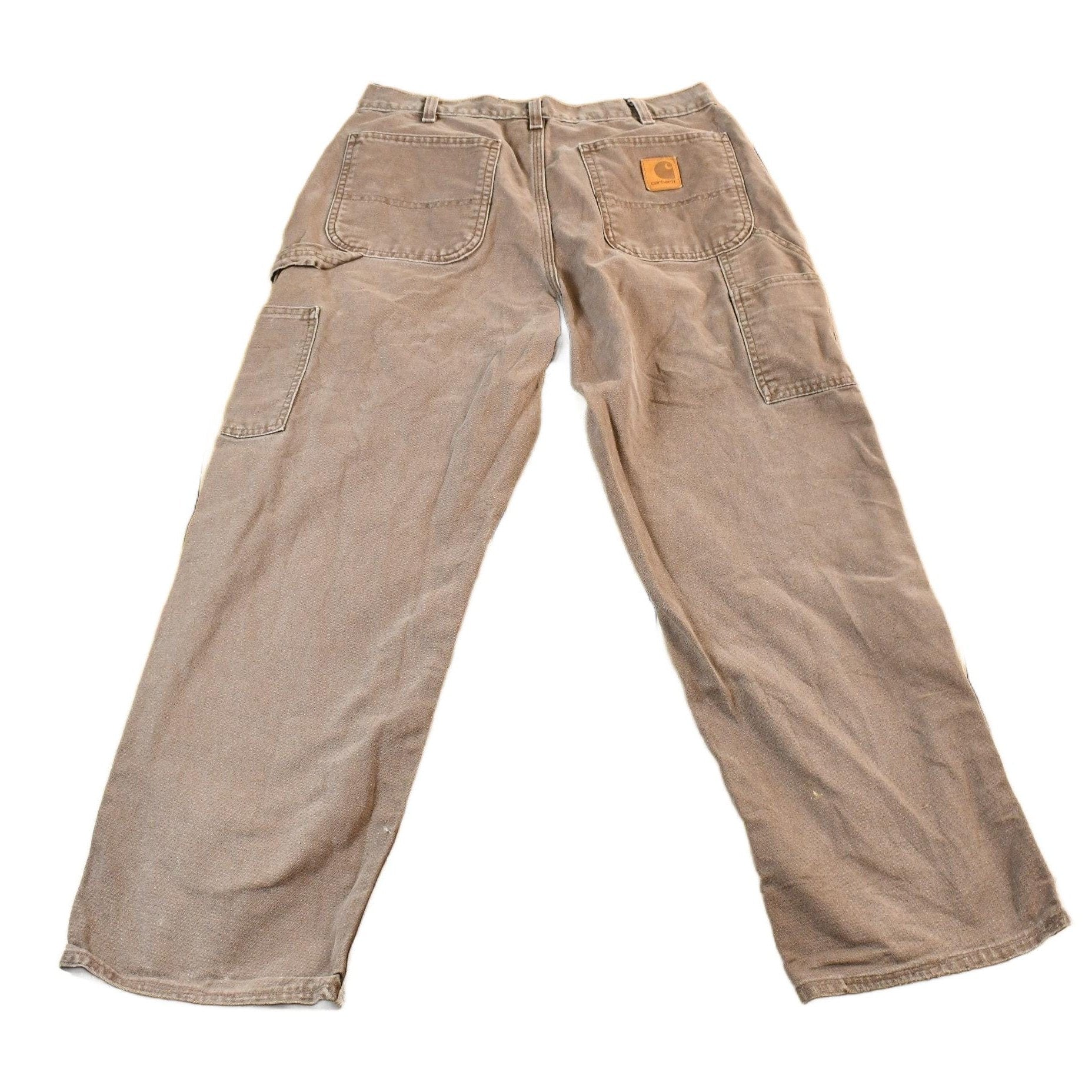 Vintage 1990s Brown Carhartt Work Pants Men's 32 x 28 from propervintagecanada