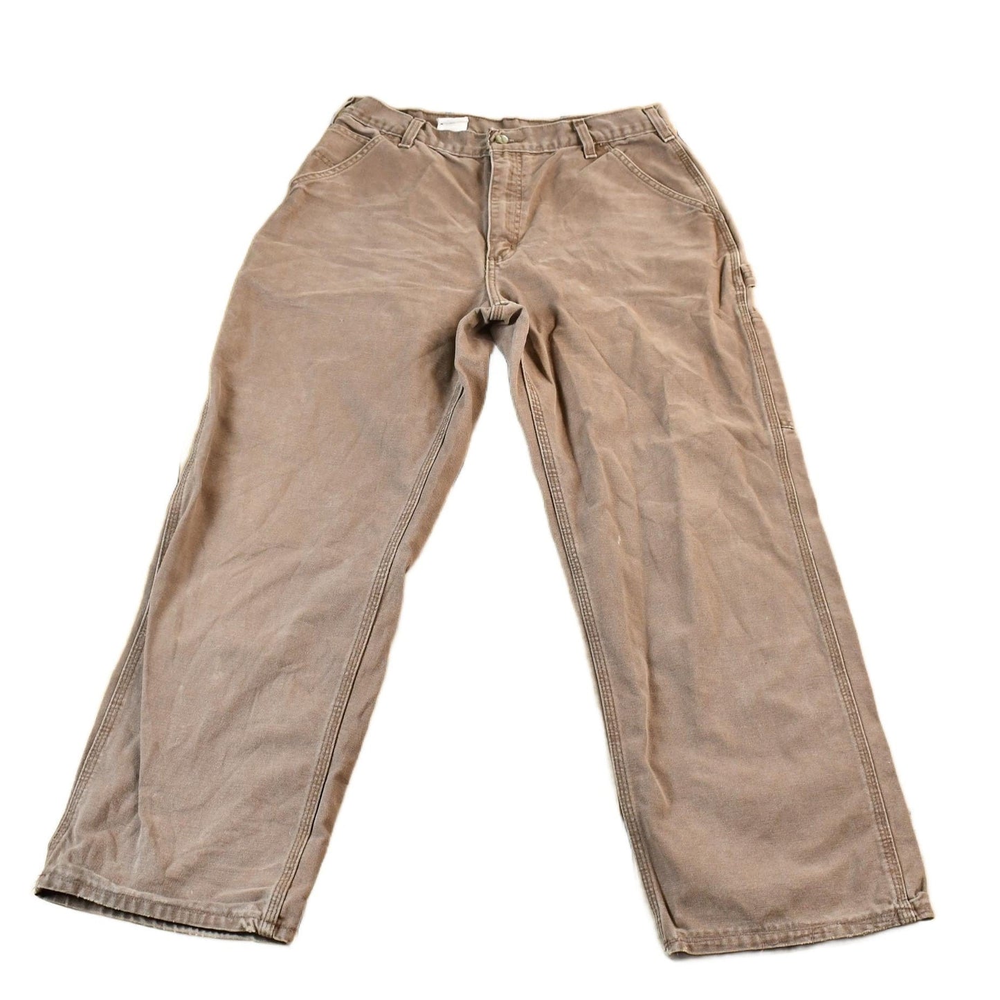 Vintage 1990s Brown Carhartt Work Pants Men's 32 x 28 from propervintagecanada