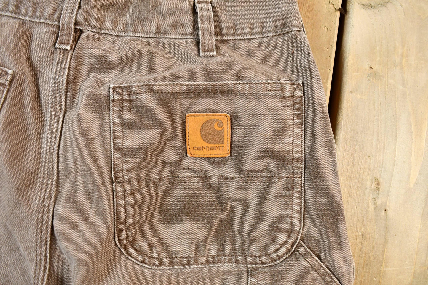 Vintage 1990s Brown Carhartt Work Pants Men's 32 x 28 from propervintagecanada