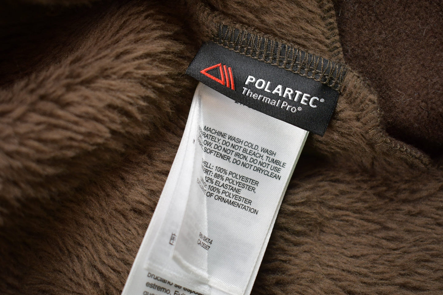 Vintage 1990s Brown Polartec Thermal Mountain Hard Wear Zip Fleece Sweater Women's M from propervintagecanada