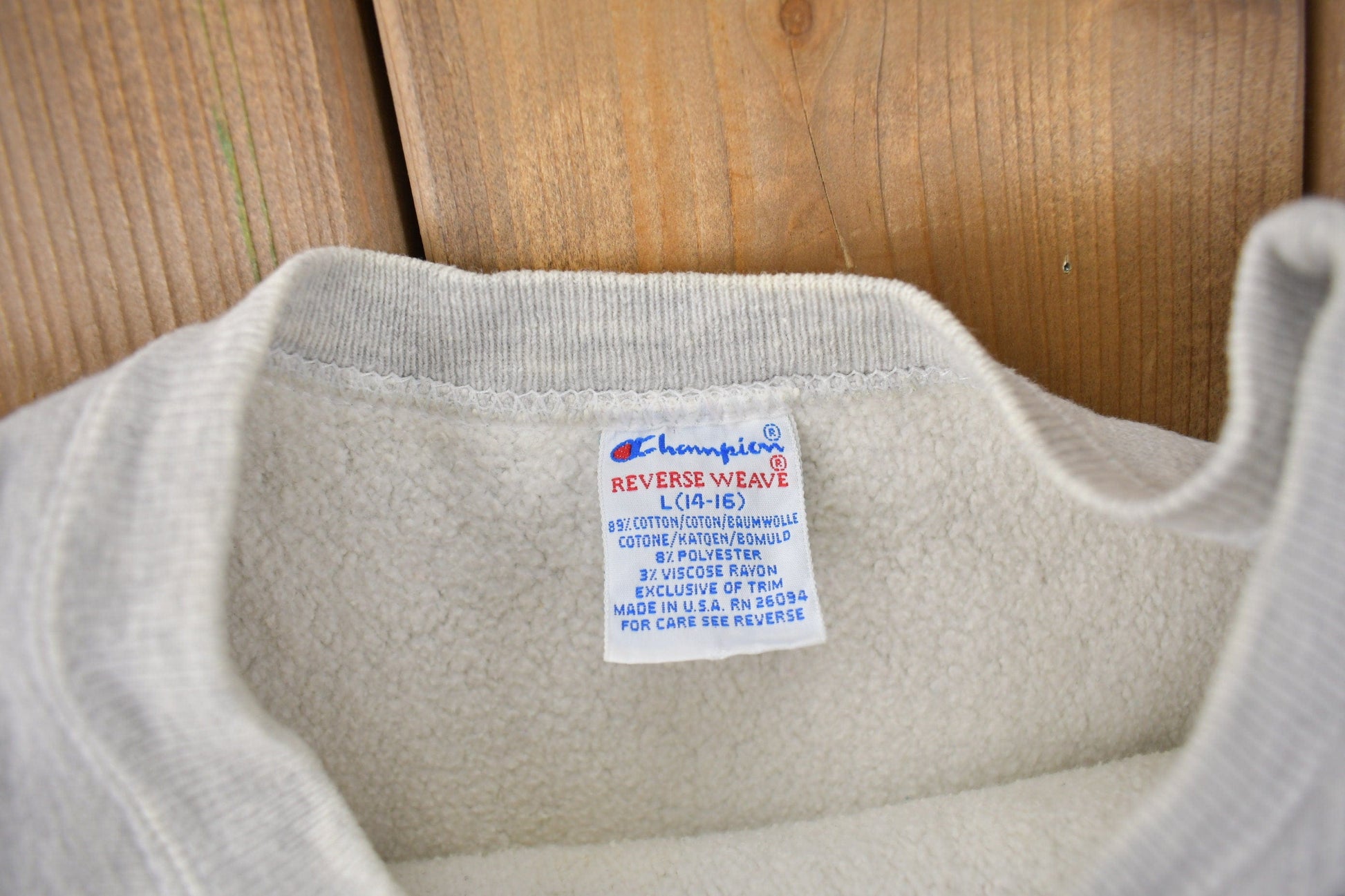 Vintage 1990s Brown University Champion Reverse Weave Crewneck Youth L from propervintagecanada