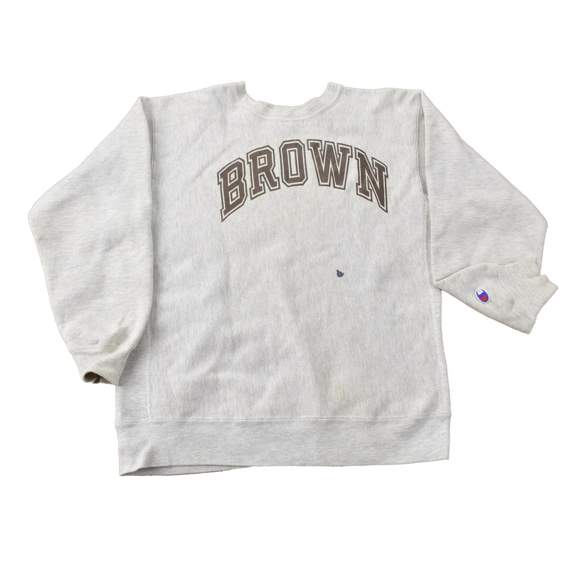 Vintage 1990s Brown University Champion Reverse Weave Crewneck Youth L from propervintagecanada