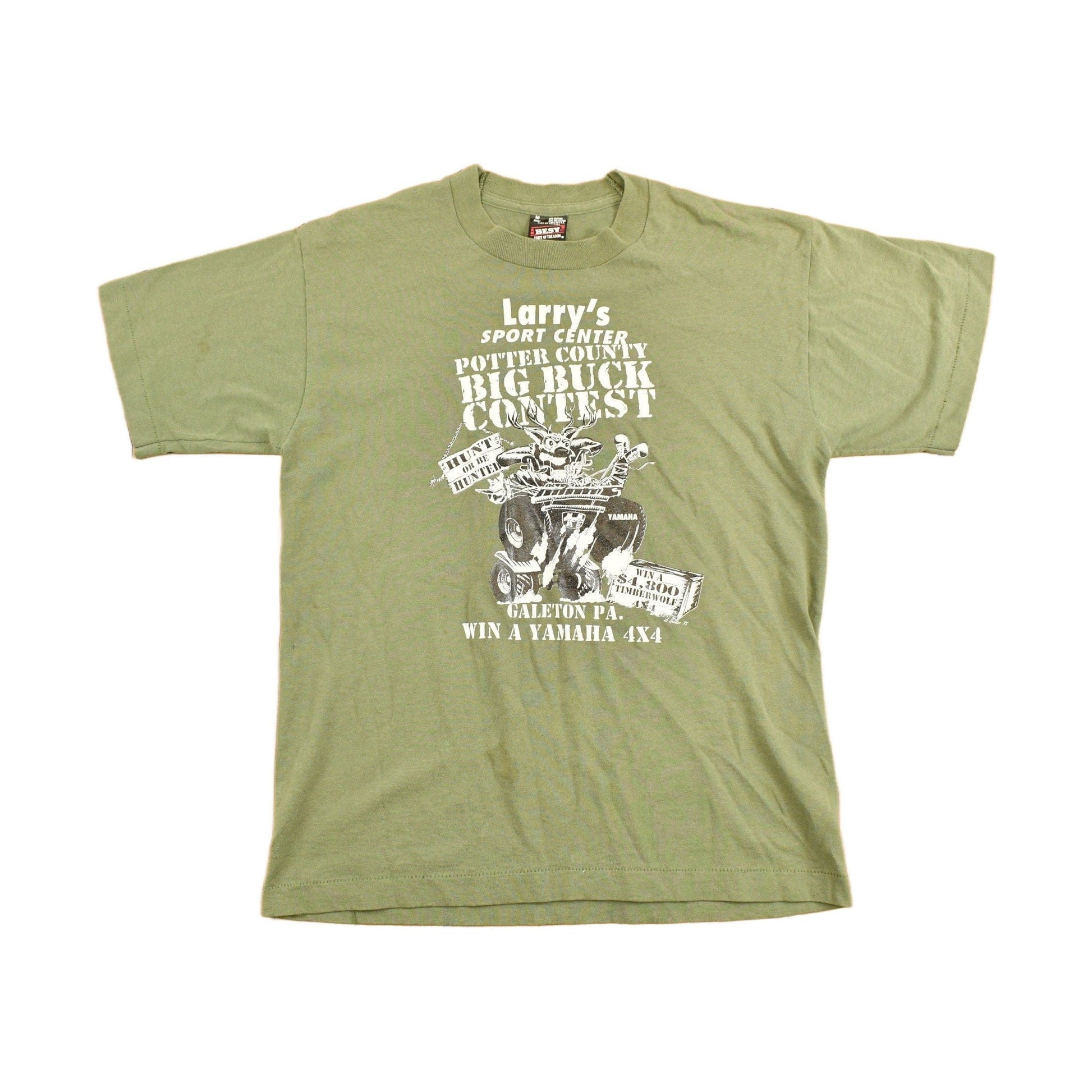 Vintage 1990s Buck Hunting Galeton PA Graphic T-Shirt Men's Small from propervintagecanada