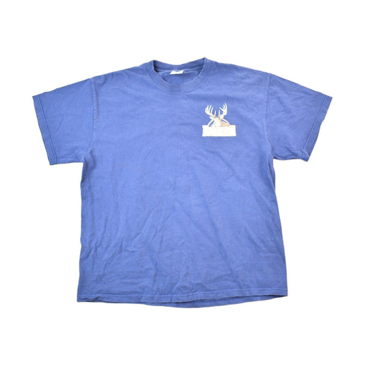 Vintage 1990s Buck Wear Hunting Graphic T-Shirt Men's Large from propervintagecanada