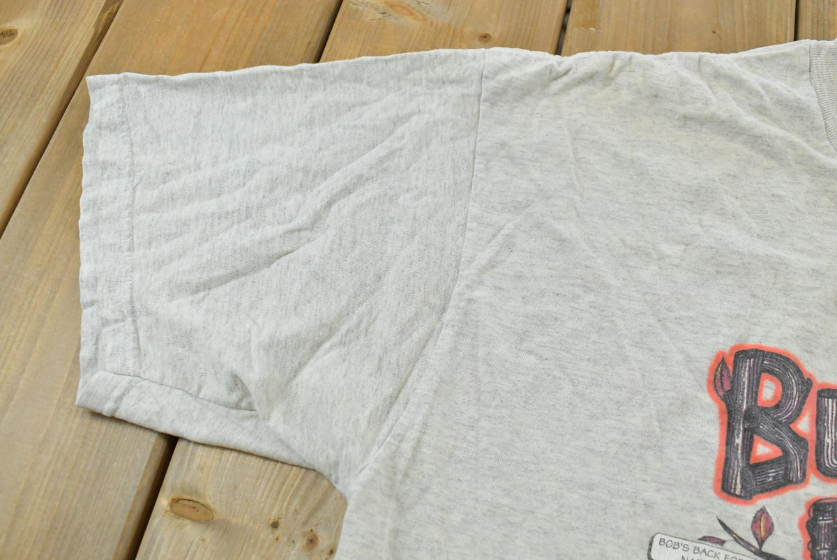 Vintage 1990s Buckskin Bob Parody Funny T-Shirt Men's XL from propervintagecanada