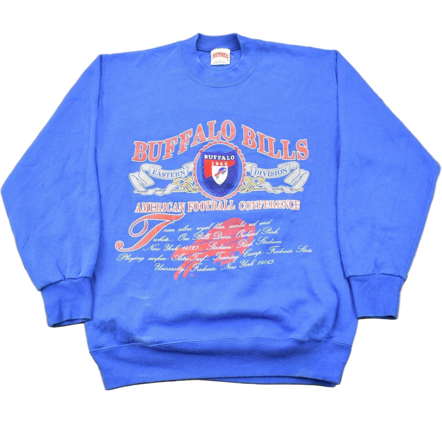 Vintage 1990s Buffalo Bills NFL Crewneck Sweatshirt from propervintagecanada