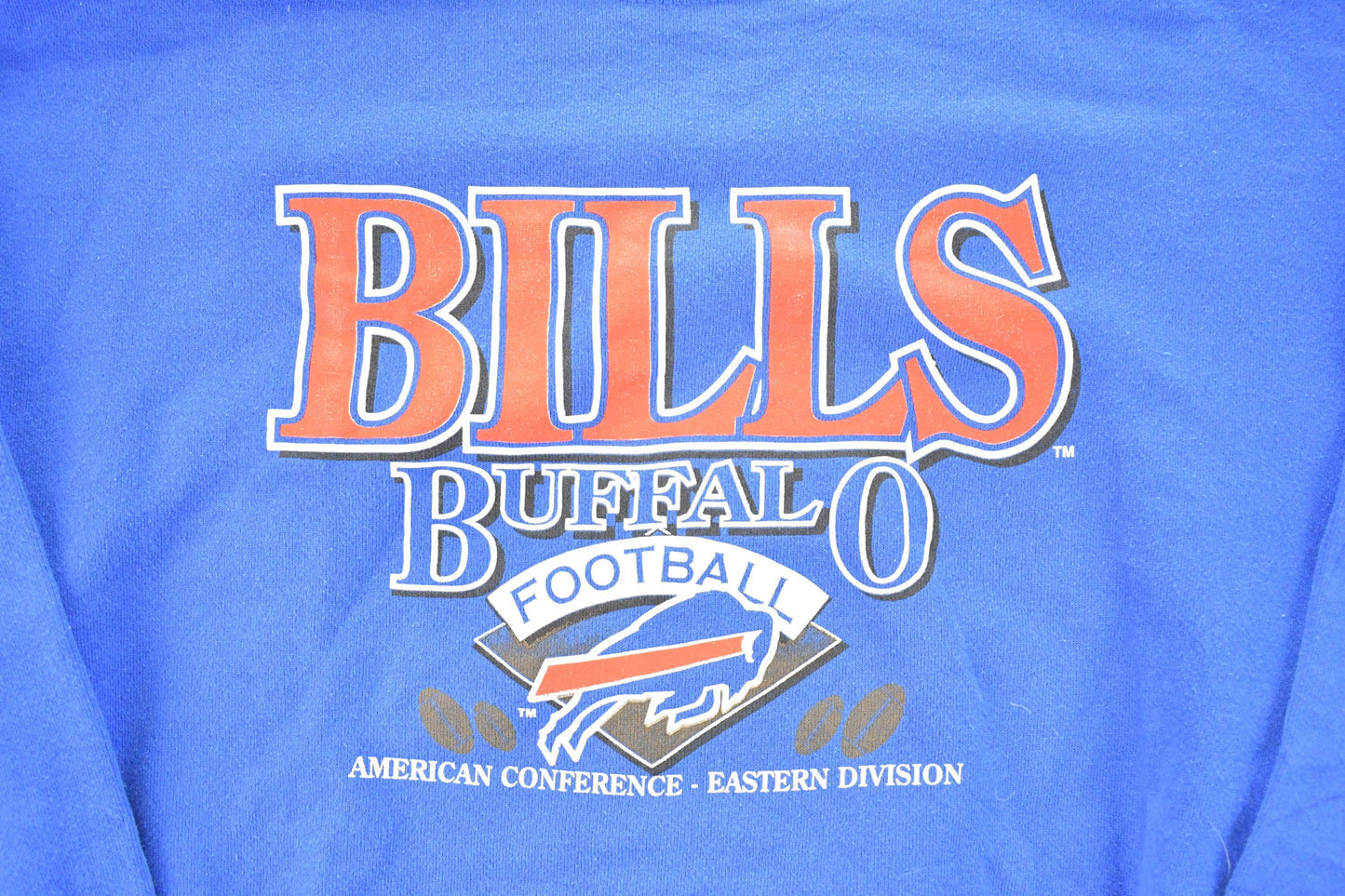 Vintage 1990s Buffalo Bills NFL Crewneck Sweatshirt Men's M from propervintagecanada